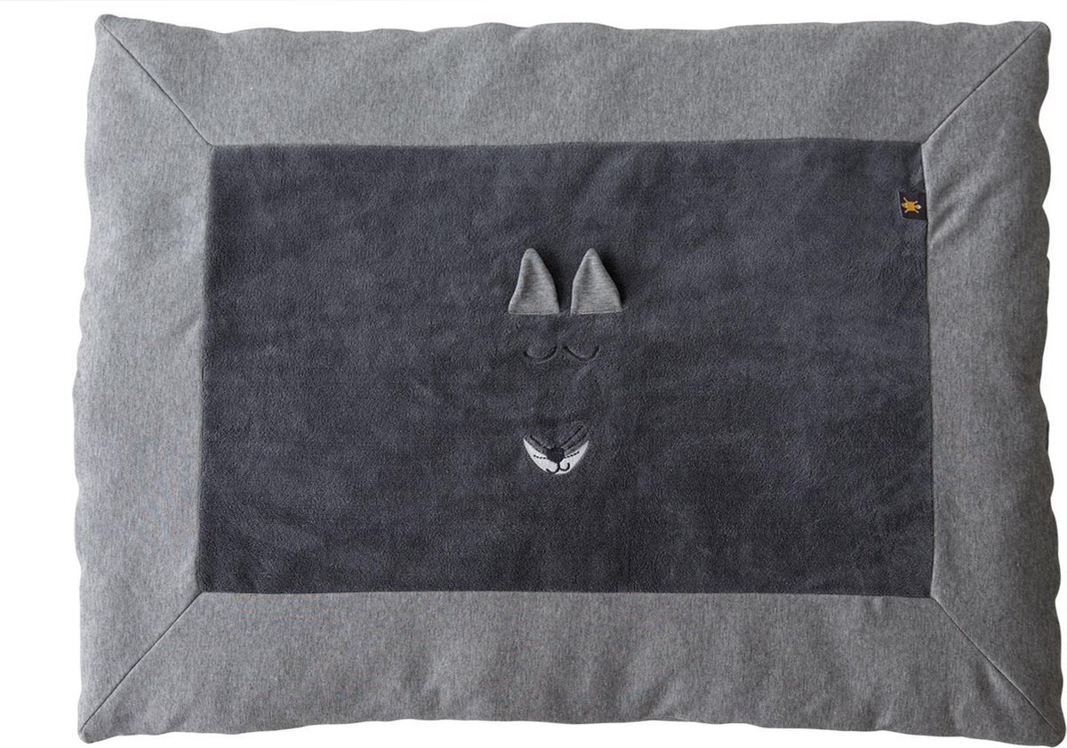 VACO speelkleed Fox 93 x 72 cm blauw