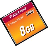 Transcend 8GB Compact Flash Card - 133x - TS8GCF133