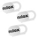 Nilox - Webcam Privacy - afdekking voor pc-camera - ultradun design - geschikt voor notebook, tablet en tv - 3 stuks - kleur wit