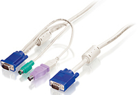 LevelOne 5m KVM Cable, VGA, PS/2, USB