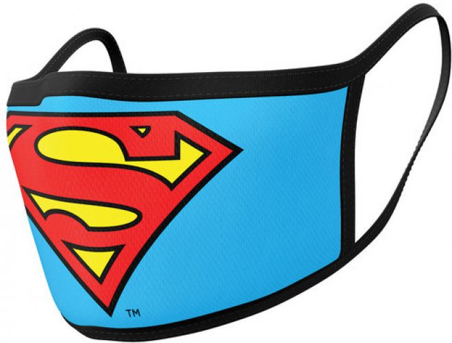 Pyramid International Superman Face Mask Set - Logo - 5050293855592