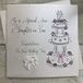 Witte White Cotton Cards BD29 To A Special Son and Daughter-in-law Congratulations on Your Wedding Day BD29