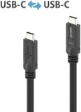 PureLink PI6600-050 USB-kabel USB 3.2 Gen 1 (3.1 Gen 1) 5 m USB C 10 Gbit/s 100 W Zwart