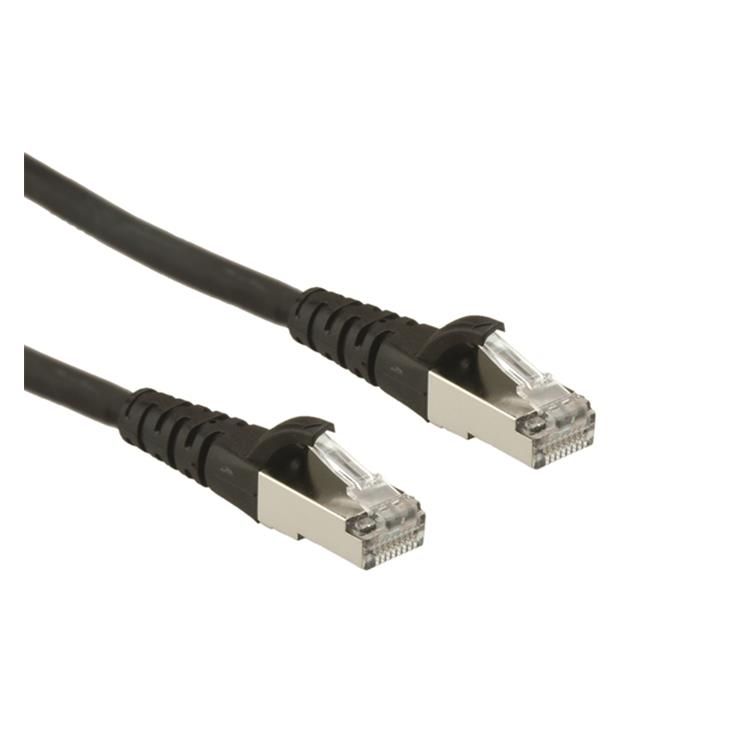 ROLINE CAT.6a S/FTP Netwerkkabel - 5m - Zwart