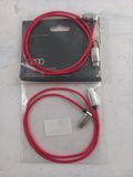 Audi 8S0051435S oplaadkabel op USB-C, aansluitkabel schuin rood SET