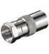 Goobay WE 1170 BNC-F M > IEC 9,5 mm Acier inoxydable