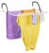 Sèche-linge suspendu - Petit étendoir - 4 m de longueur de séchage - Blanc - Pour balcon et salle de bain