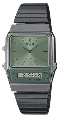 Casio Collection Vintage AQ-800ECGG-3AEF Unisex Horloge - 32 mm - Grijs