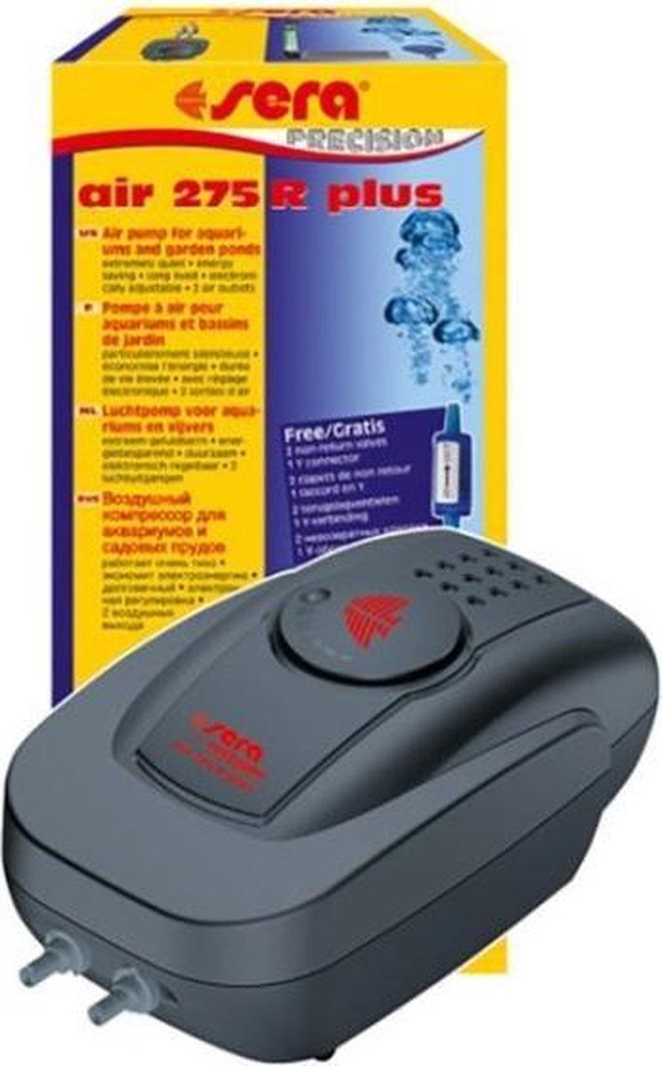 Sera air 275R - Aquarium Luchtpomp - 275 l/u - 2 Uitgangen