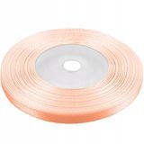 Netuno Biurfol Zijde lint zalmkleurig 6mm breed, 32 meter rol