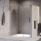 Brauer Stellar - Nisdeur - 2-Delig - Draaiend - Helder Glas - 160 x 200 cm - Omkeerbaar - incl. Glascoating - Chroom