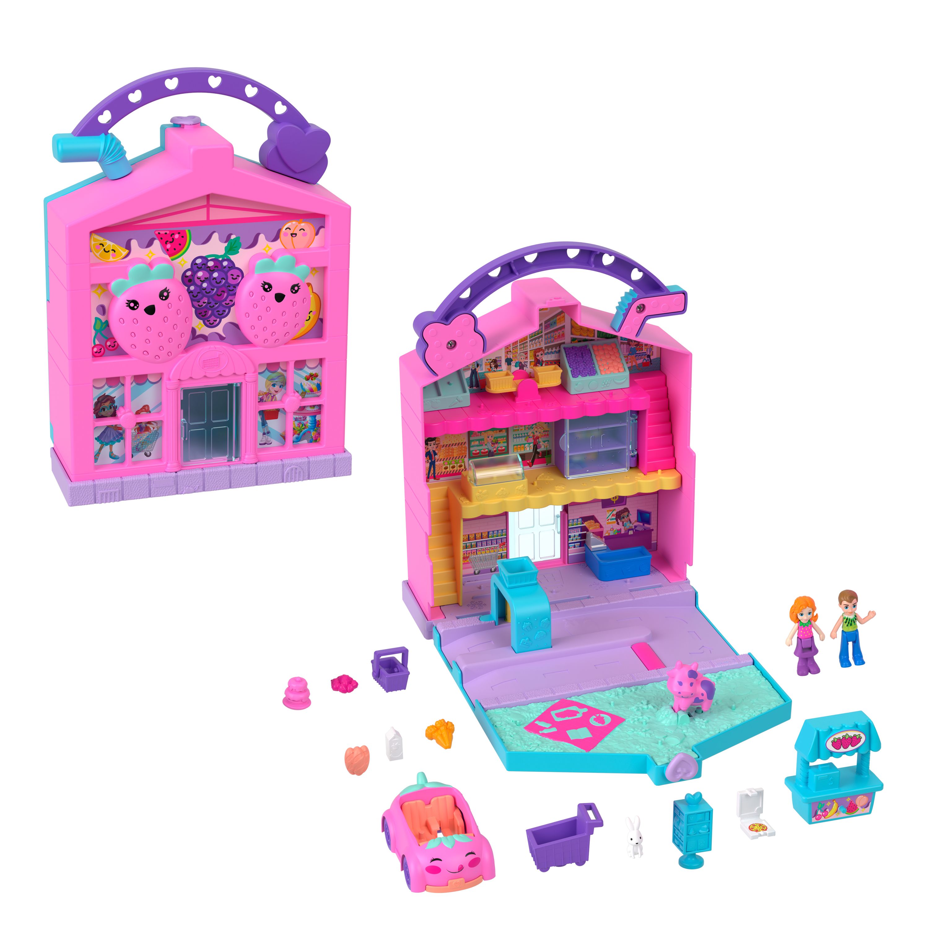 Polly Pocket Pollyville Versmarkt