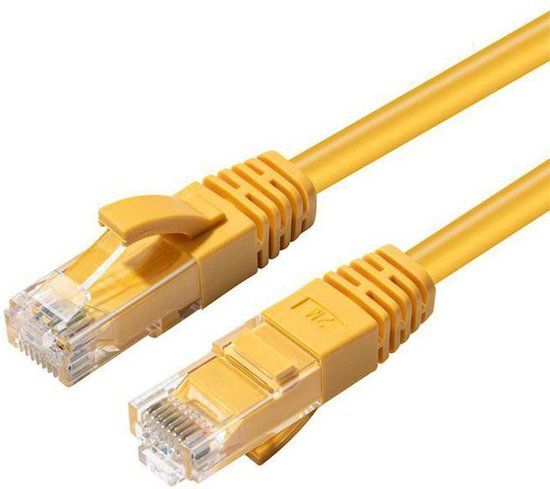 Microconnect CAT5e UTP 0.5m Geel