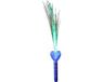 Merkloos Licht toverstaf - blauw - magische LED verlichting - fiberstick hartvormig