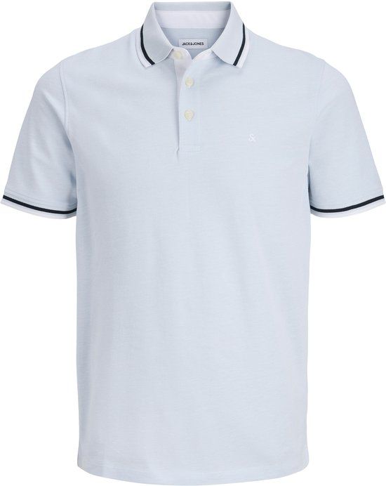 JACK & JONES PLUS SIZE Jack & Jones Plus Effen Polo shirt Celestial Blue