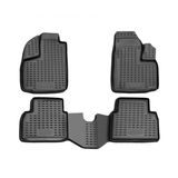 OMAC 2520444 Tapis de sol noir, ETP (élastomère thermoplastique)