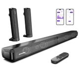 ULTIMEA 2.2-Kanal-Soundbar für Fernsehgeräte, teilbare 2-in-1-Soundbar, Bluetooth® 5.3, 3 EQ-Modi und verstellbarer Bass, ARC/Optisch/Aux, Apollo S40