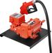 Pompe à carburant 230V, 20 GPM (76 l/min), pompe électrique pour le transfert d'huile, avec compteur, arrêt automatique, sortie de carburant et tuyau, adapté aux grands volumes d'essence, de diesel, de kérosène, de biodiesel et d'éthanol