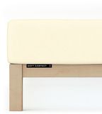 Schlafgut Soft Contact Jersey Flanel Hoeslaken XL - 180x200 - 200x200 132 Yellow Light