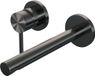 Brauer Gunmetal Edition mit Einbau-Waschtischarmatur, geradem Auslauf und Rosetten, Modell A2, gunmetal gebürstet PVD