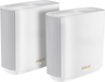 ASUS ZenWiFi AX (XT9) AX7800 Mesh WiFi System - Tri-band, Wi-Fi 6, White (2-Pack)