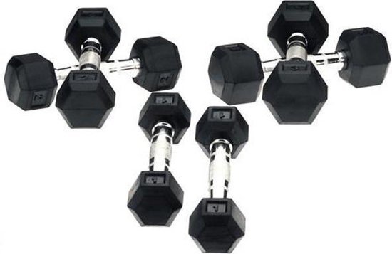 Focus Fitness Hexa Dumbbells set 2 x 9kg