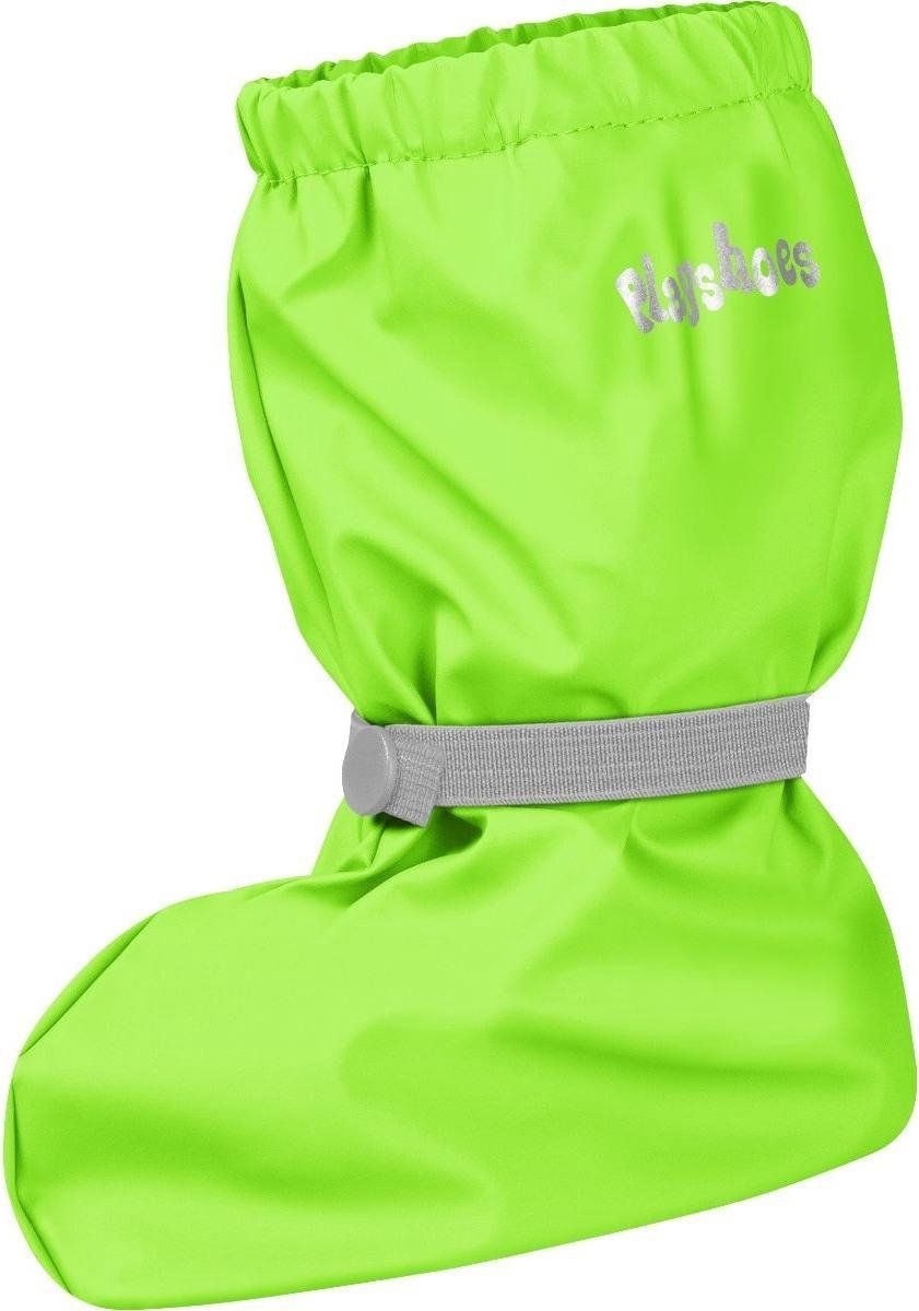 Playshoes regenhoezen neon junior polyester groen