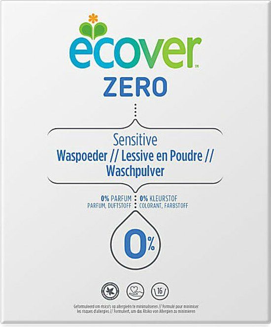 Ecover Zero Waspoeder Sensitive - 1.2 kg - 16 Wasbeurten