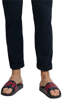 Superdry - Superdry Badslippers - Heren - Slippers - Nautical Navy - Maat 46/47