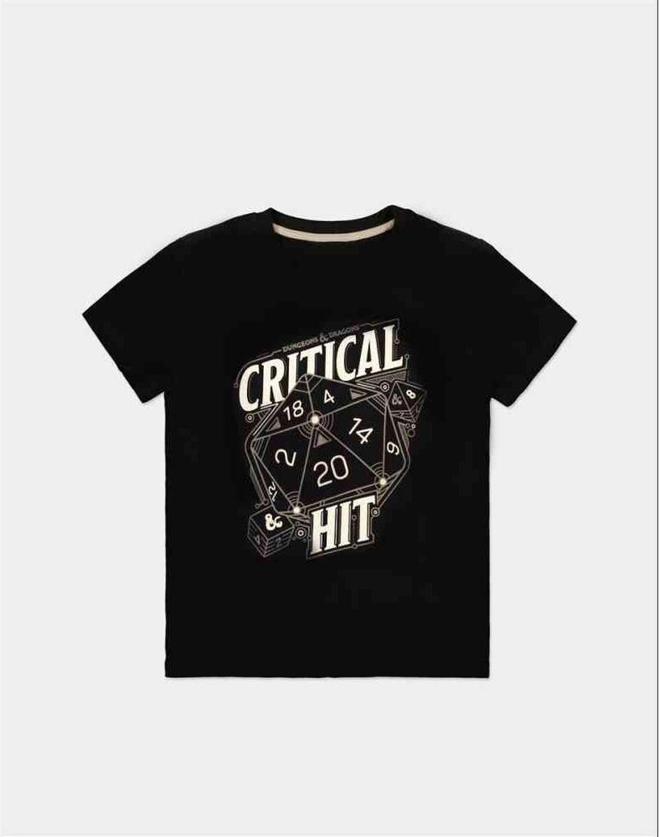 Difuzed Dungeons Dragons Critical Hit Mens Tshirt M