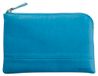 RHODIA 116536C - Etui met Ritssluiting in Imitatieleer - Turkoois - Maat S (11 x 17 cm)