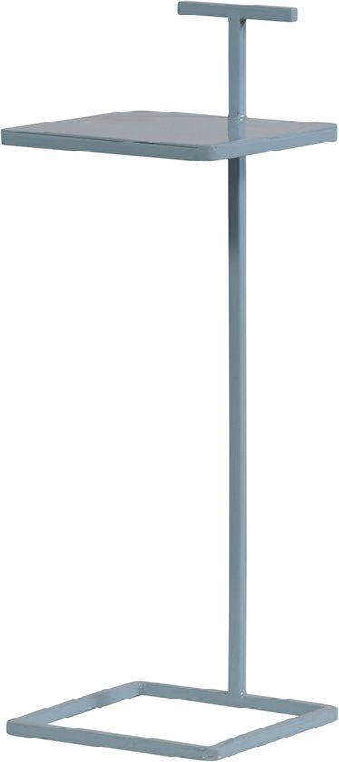 WOOOD Toste Bijzettafel - Metaal - Lichtblauw - 64x22x22