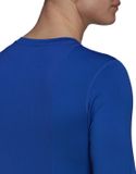 adidas Techfit Compression Longsleeve Sportshirt Mannen Blauw Maat XL
