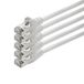 1aTTack CAT5 UTP netwerkpatchkabel met 2x RJ45-connectoren, set van 5, wit, 10 m