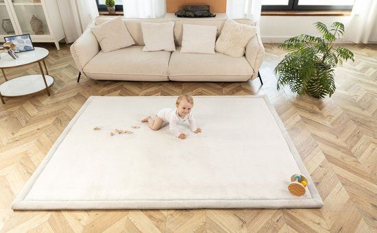 Hakuna Matte Wolkzachte Fluwelen Mat Speelmat Baby 200 x 150 cm - Grijs