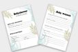 Merkloos 20x leuke babyshower kaarten (A5 formaat)