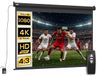 HOMCOM Projectiescherm Kunststof, Metaal 203L x 152H cm Zwart