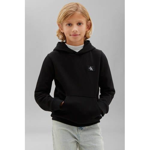Calvin Klein hoodie met logo - zwart