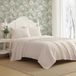 Icecat Flanel beddengoed set, queen size, 4-delig, katoen, beige streep, Oeko-Tex