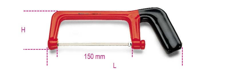 Beta 1725 MQ-Mini Hacksaw Frame