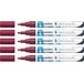 Schneider Paint-It acrylstiften 5-pack, bordeauxrood