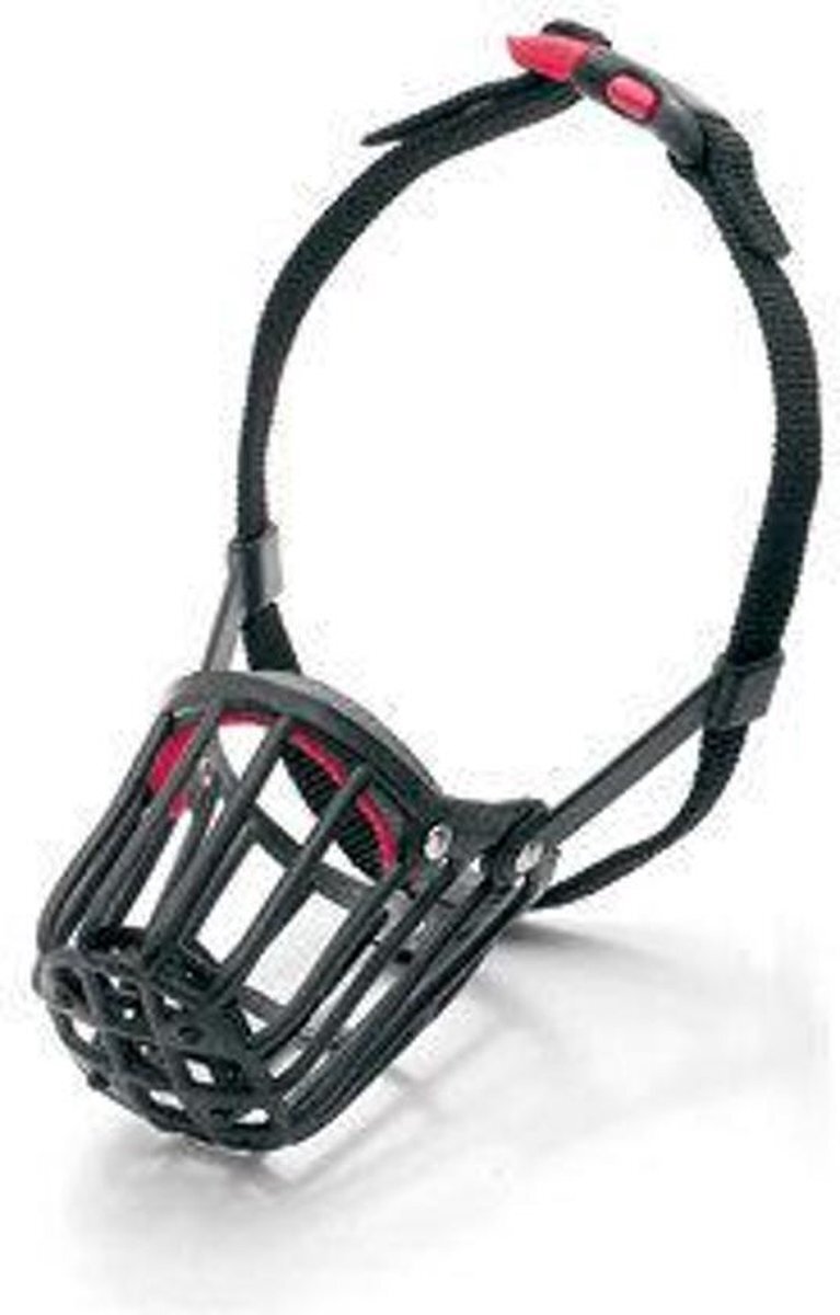 FLAMINGO Plastic muzzle size 2, black