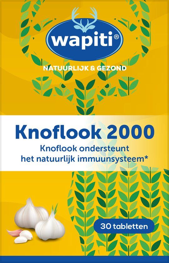 Wapiti Knoflook 2000 - 30 tabletten