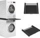 Wasophoogte® Tussenstuk wasmachine droger - Stapelkit wasmachine droger - Tussenkader - Geschikt voor elk type - Zwart
