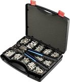 TRU COMPONENTS Assortiment buiskabelschoenen 6-50 mm² met krimptang