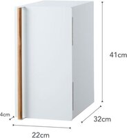 Yamazaki Broodtrommel - Hoog - Tosca - Wit