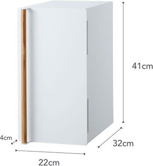 Yamazaki Broodtrommel - Hoog - Tosca - Wit