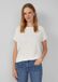 s.Oliver T-shirt met boot hals voor dames, wit, maat 34