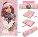 Depesche - TOPModel microvezel handdoek - WILD - Roze