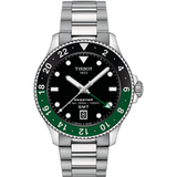 Tissot T1208521105100 Unisex Taucheruhr Seastar 1000 GMT Schwarz/Grün